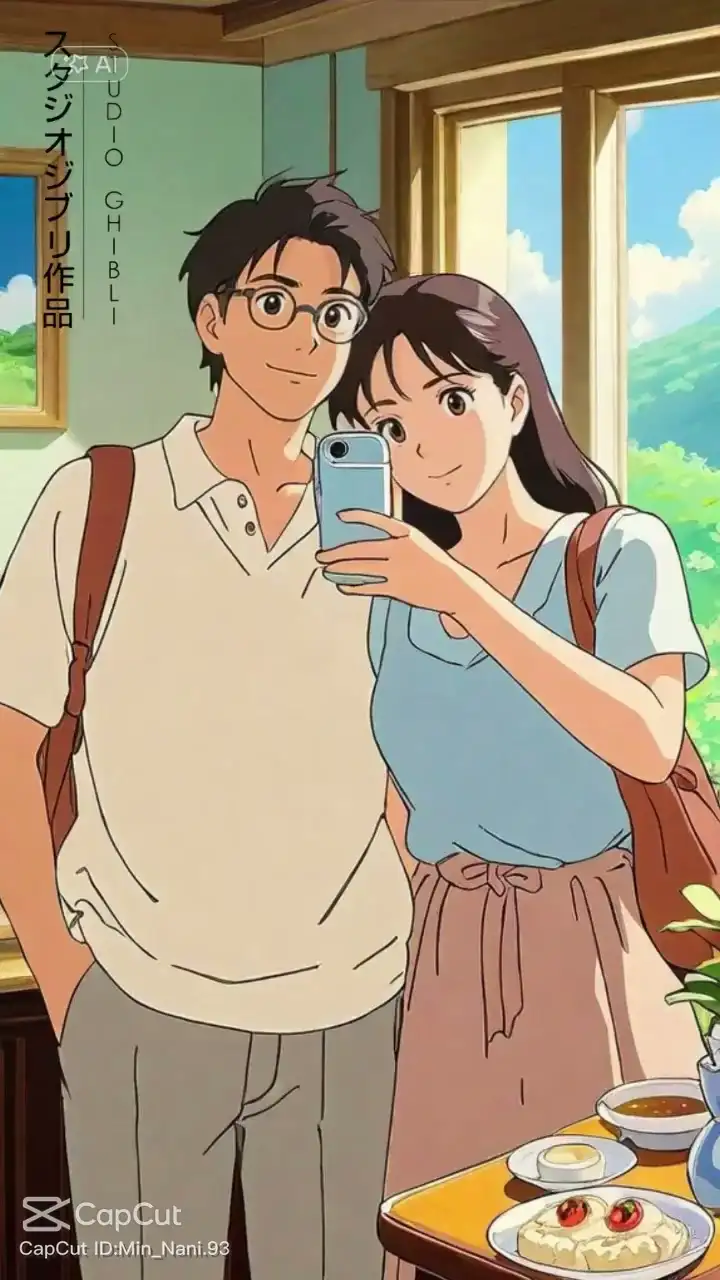 Gibli Art CapCut Template Free